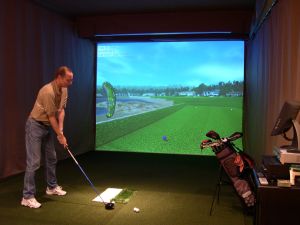 单屏模拟高尔夫系统
