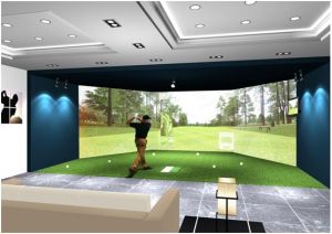 三屏模拟高尔夫系统