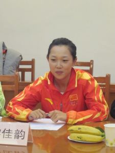 中国女子高尔夫球队队长黎佳韵