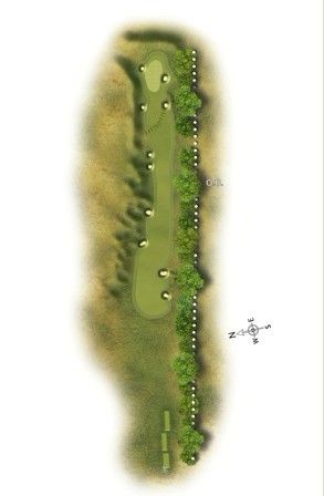 3号洞.Par4.蓝TEE：