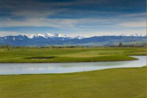 黑公牛蒙大拿州的高尔夫社区