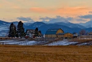 黑公牛蒙大拿州的高尔夫社区