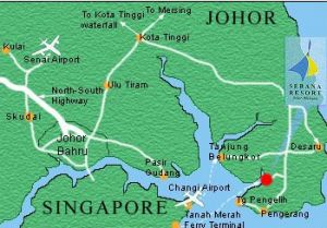 斯巴那湾度假村的位置