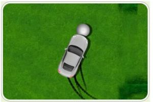 汽车推高尔夫球