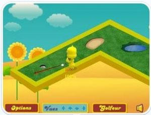 打高尔夫的小鸭