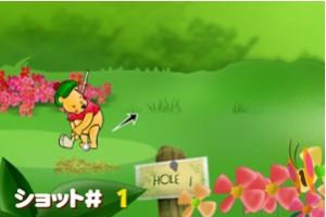 维尼熊高尔夫小游戏