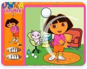 朵拉家玩高尔夫