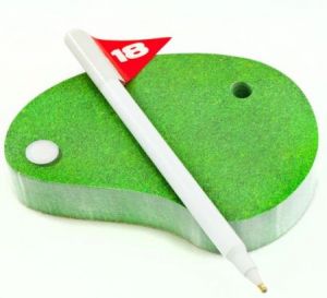 高尔夫球洞便笺